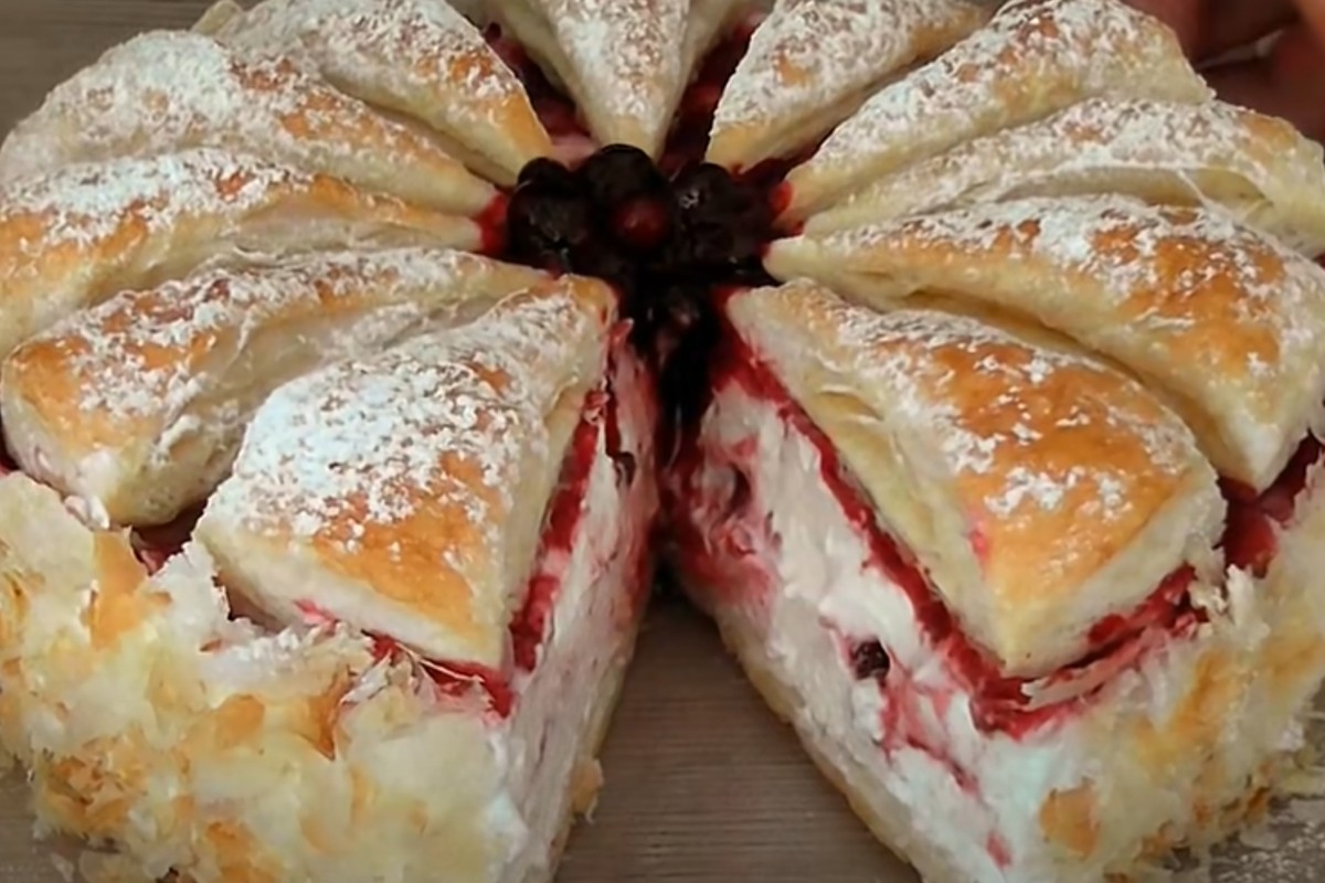 torta golosa ai frutti di torta mille sfoglie