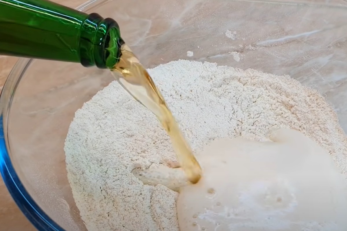basta mescolare la birra con pane alla birra 1