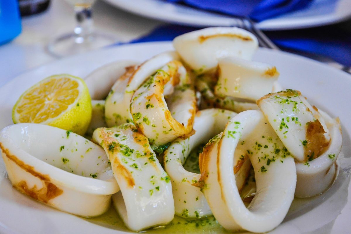 calamari alla griglia o alla 1