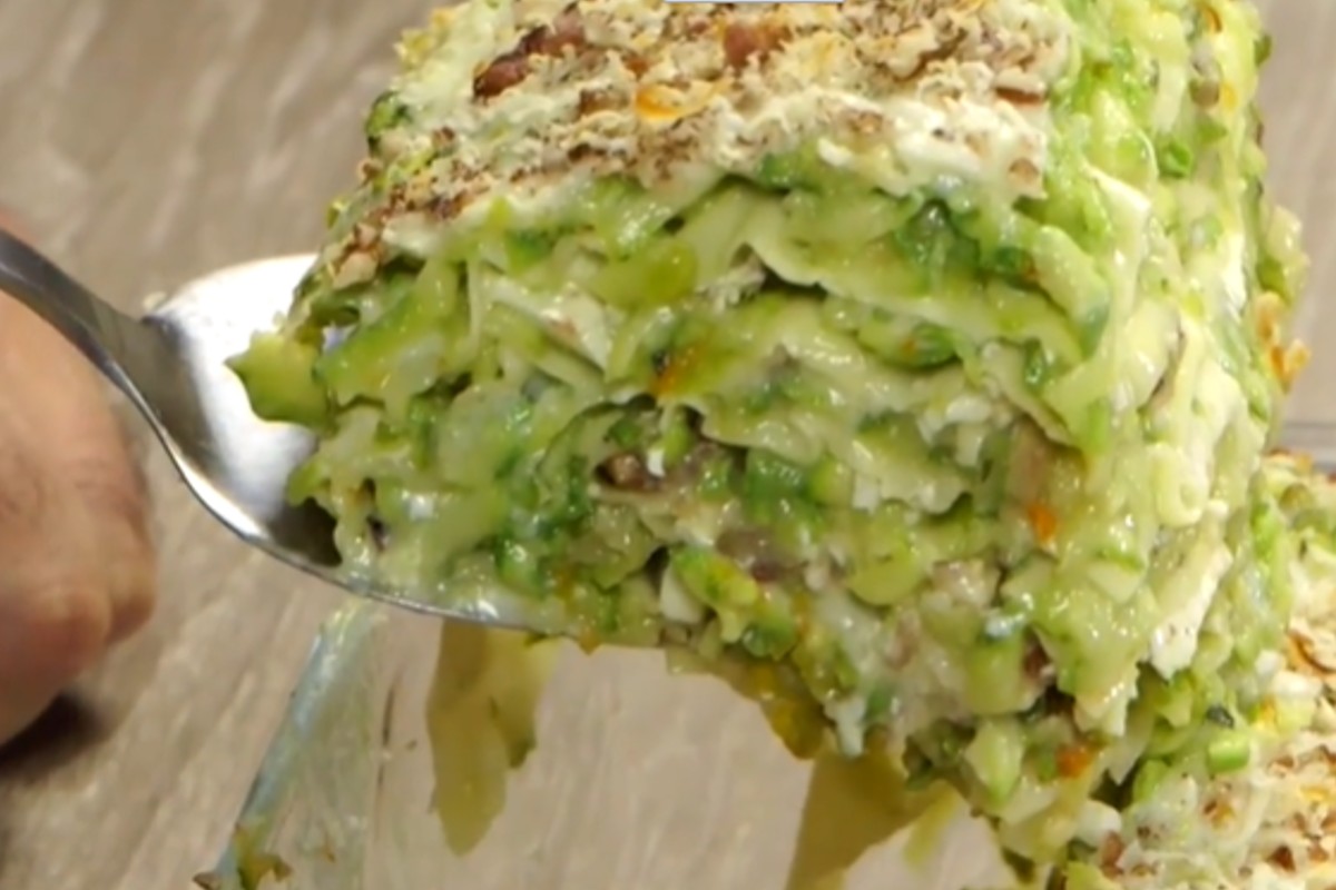 lasagne con zucchine noci la lasagna noci e zucchine