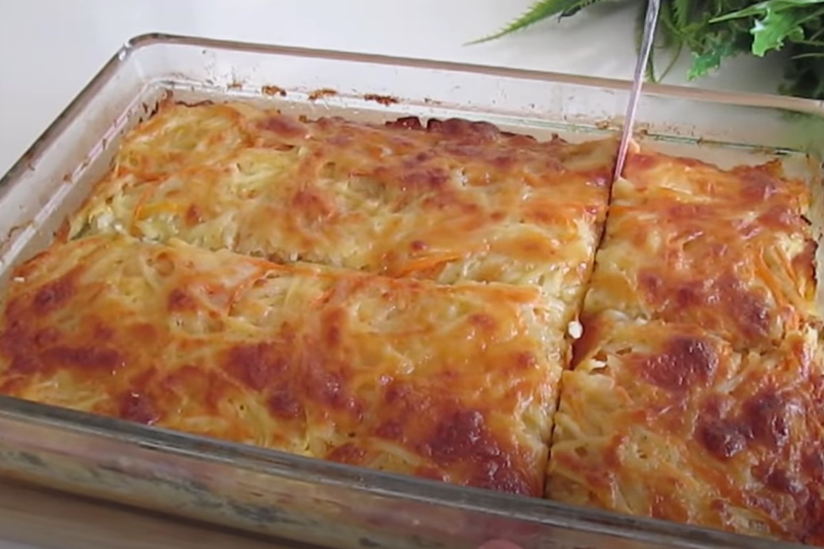 patate e carote grattugiate la lasagne di verdure