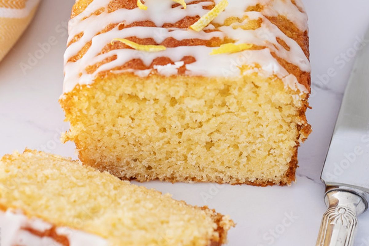 plumcake stellare glassato al limone 1
