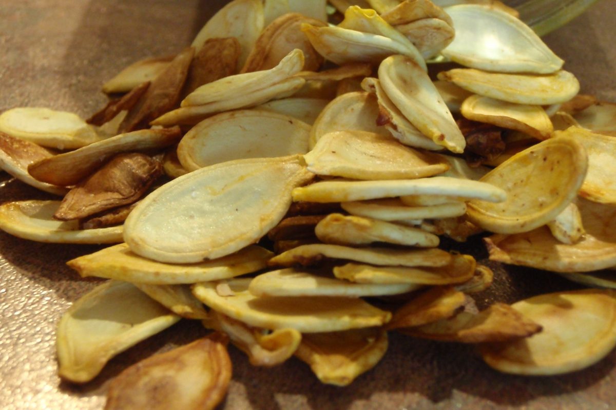 semi di zucca tostati e 1