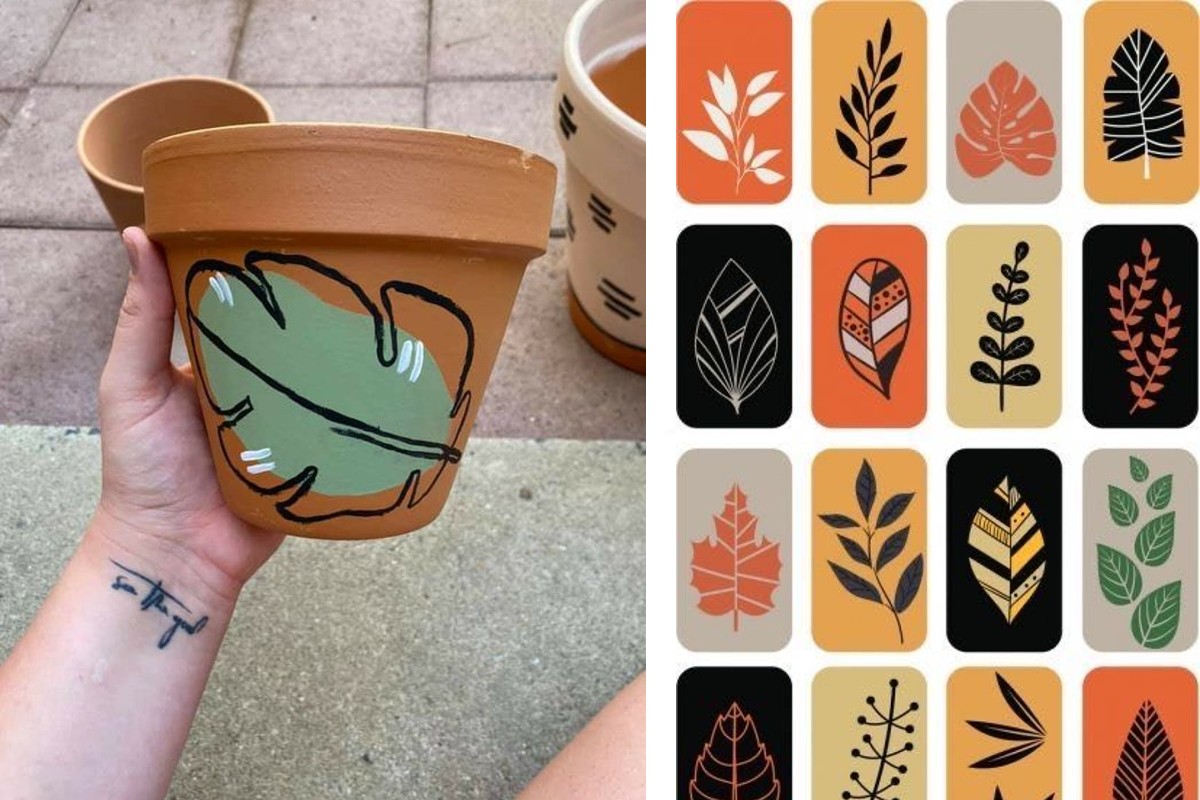 decorare i vasi dei fiori DECORARE VASI