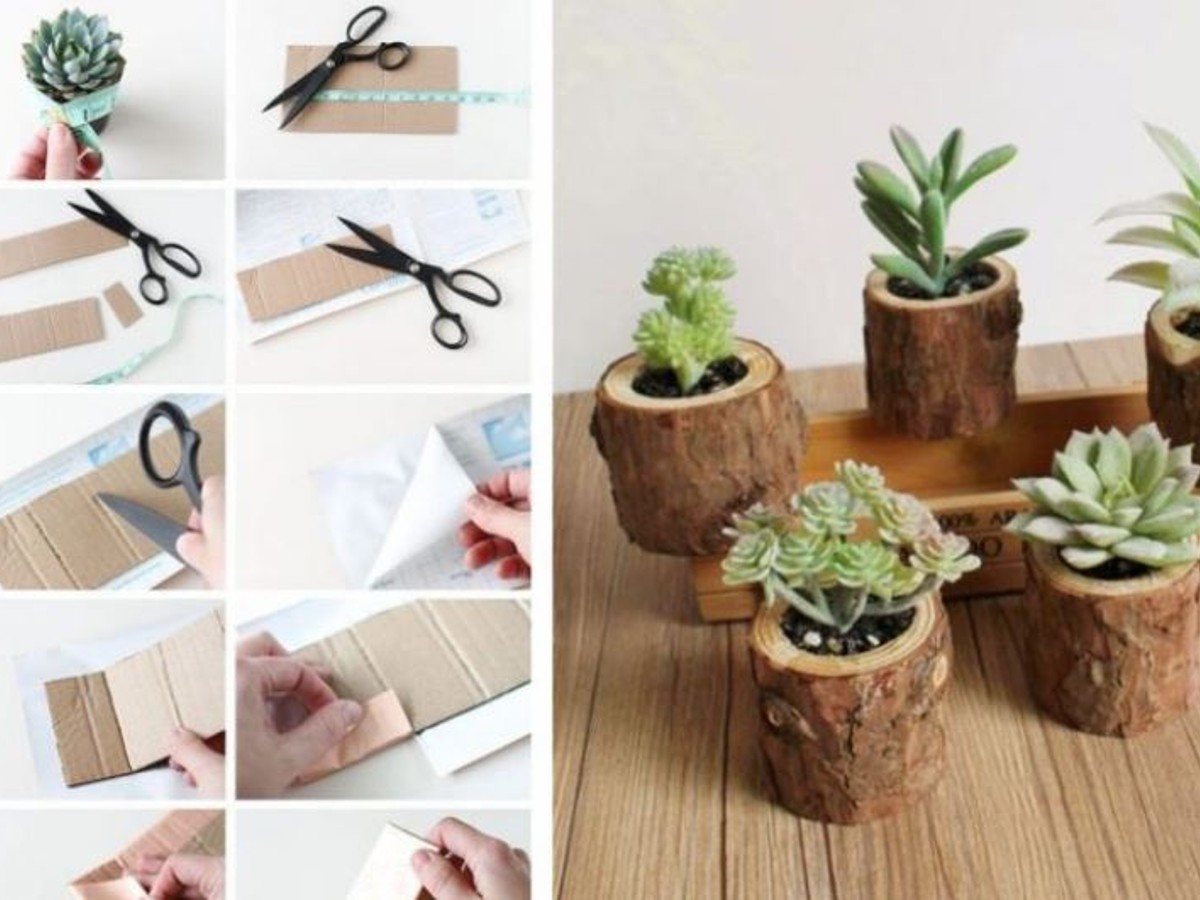 mini vasi fai da te giardino verticale fai da te 9