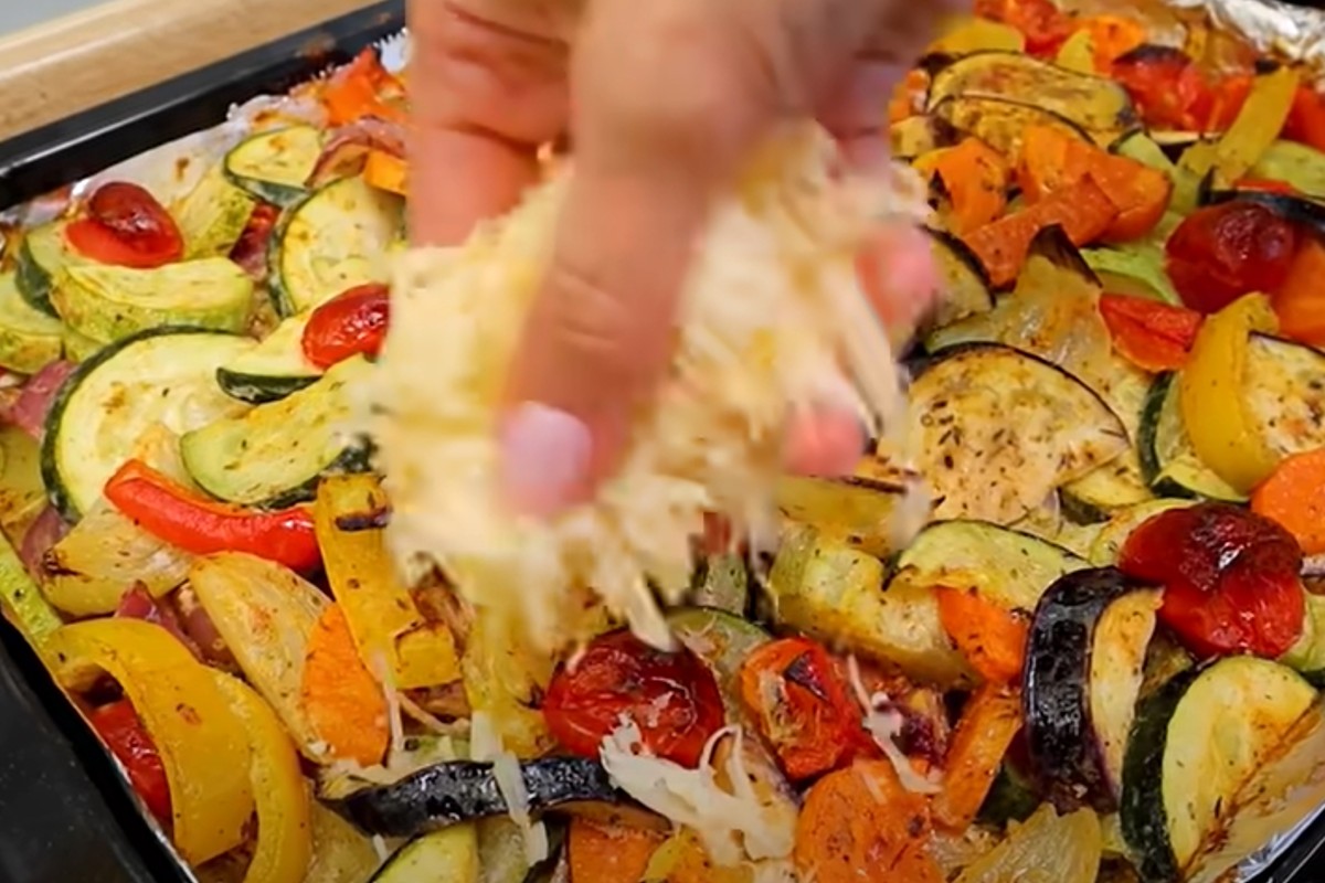 non ho mai mangiato verdure verdure al forno filanti