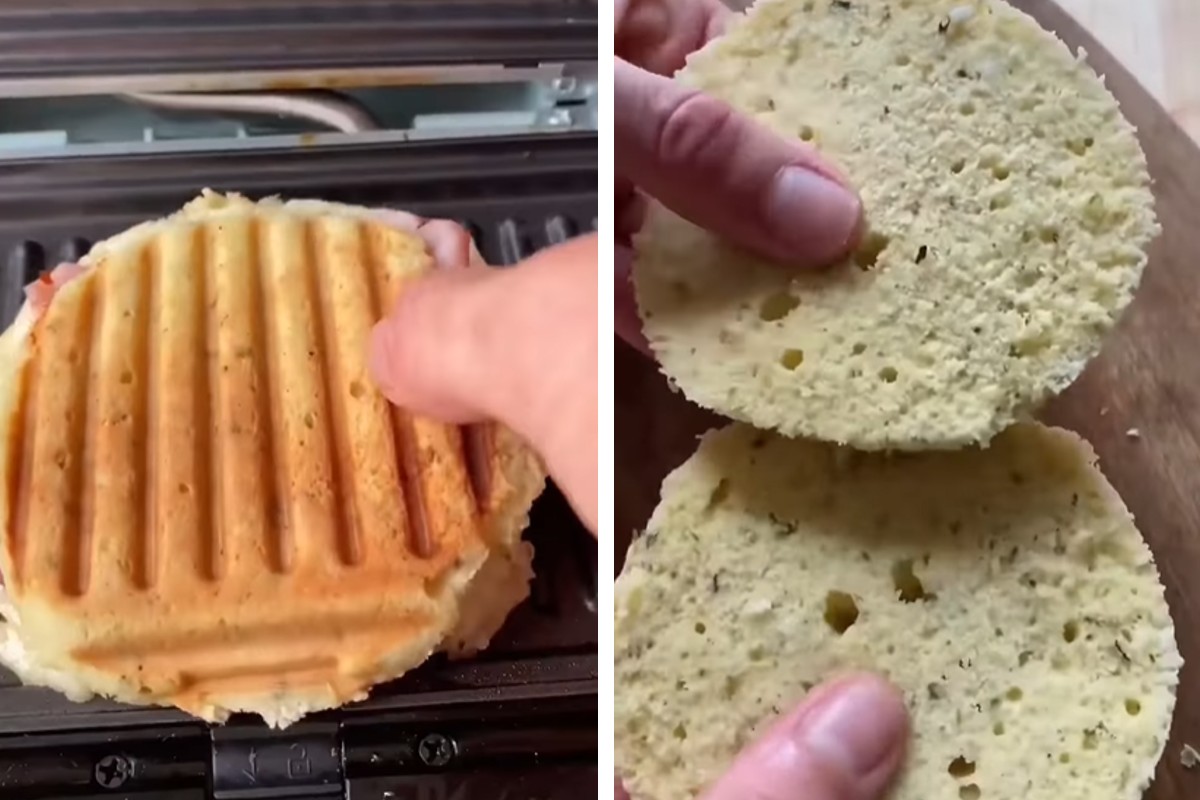 pan sin harina y en pane senza farina