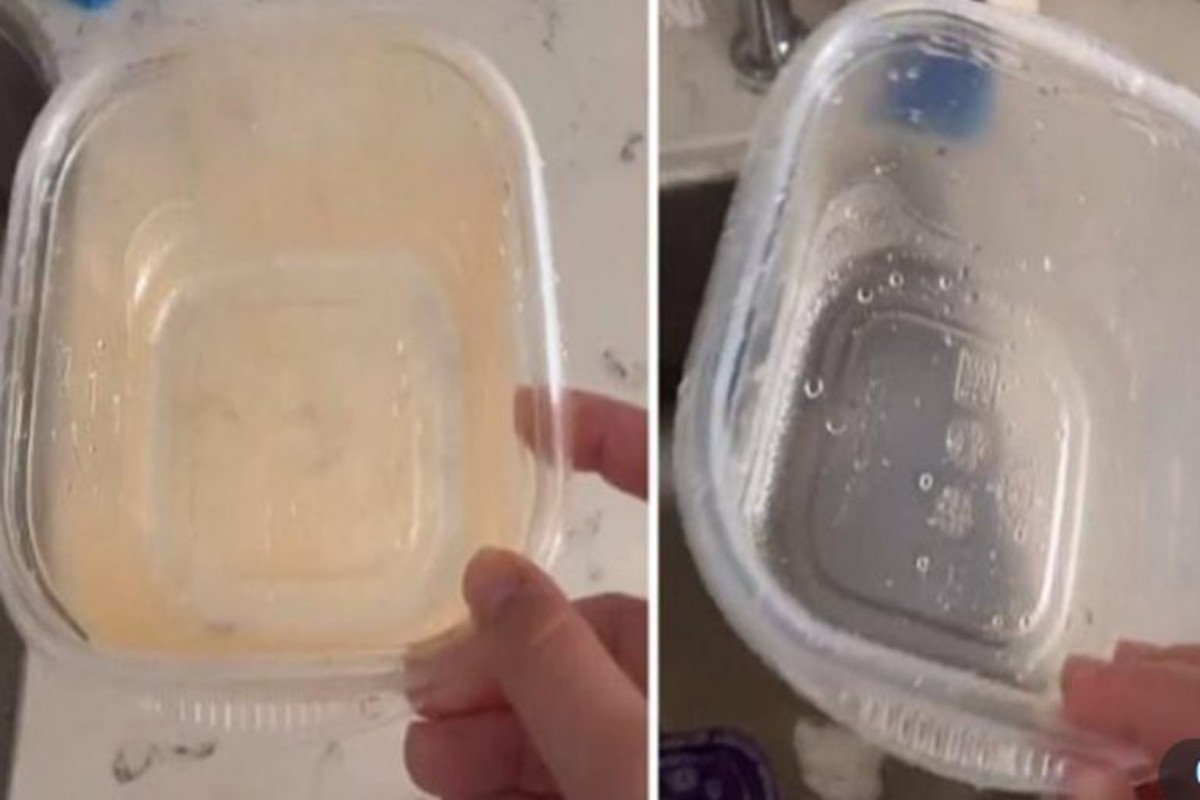 sgrassare i contenitori in plastica pink clothesline 768x512 1