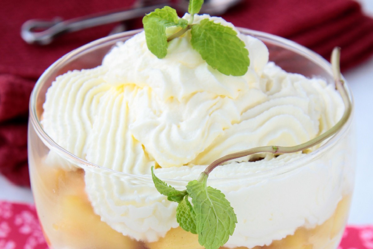 dessert allananas con golosa crema dessert ananas