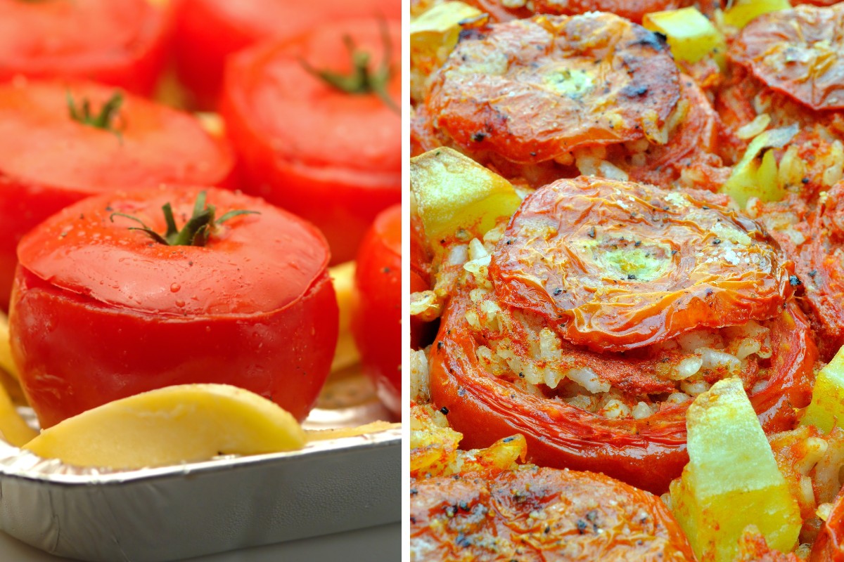 pomodori con il riso al pomodori ripieni 1