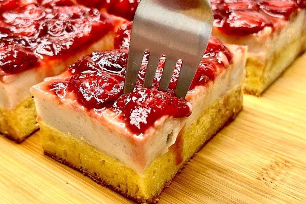 quadrotti fragole e banane semplice quadrotti fragole e banane