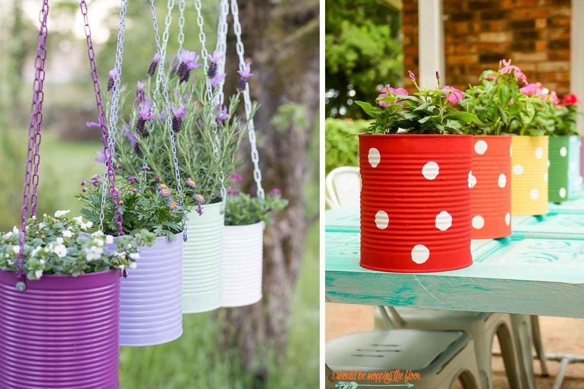 riciclo barattoli di latta 20 riciclo barattoli di latta 10