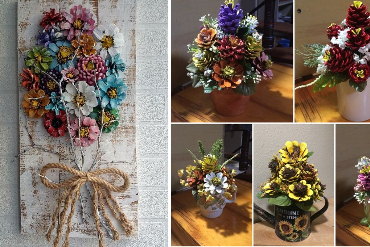 riciclo pigne 21 idee strepitose riciclo pigne colorate