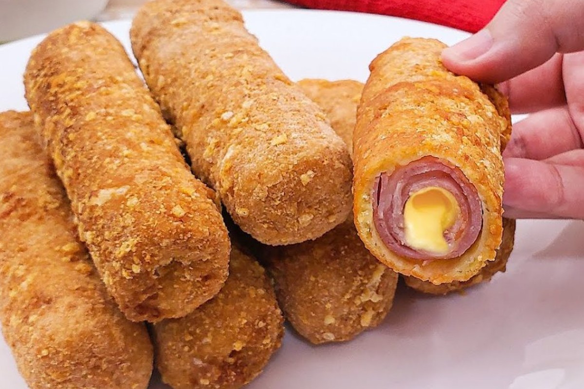 rotolini impanati con prosciutto e rotolini impanati