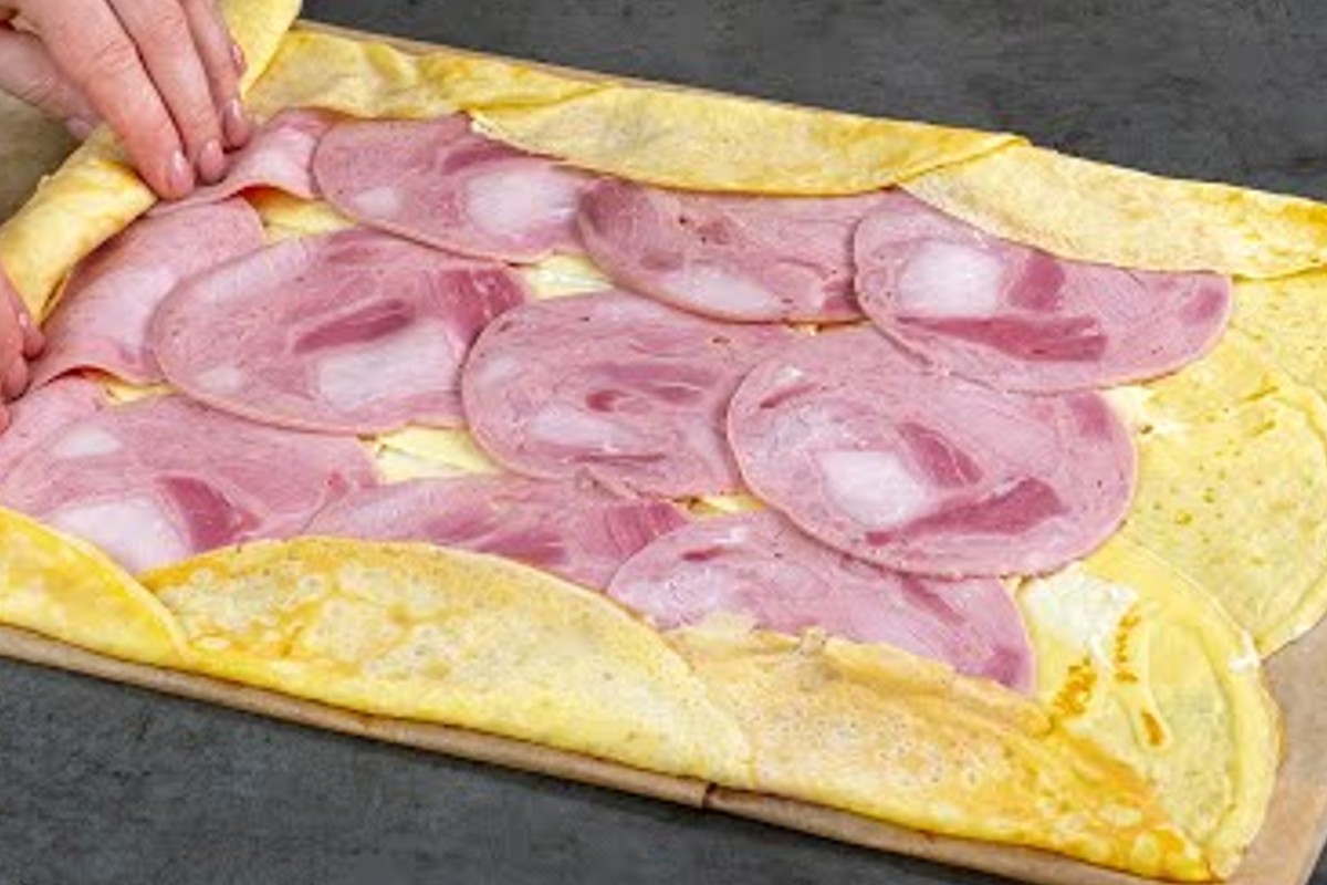 rotolo di crepes al forno rotolo di crepes