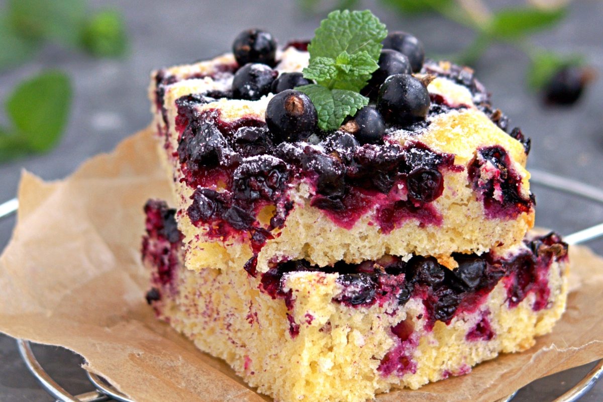 torta di mirtilli croccante e 1