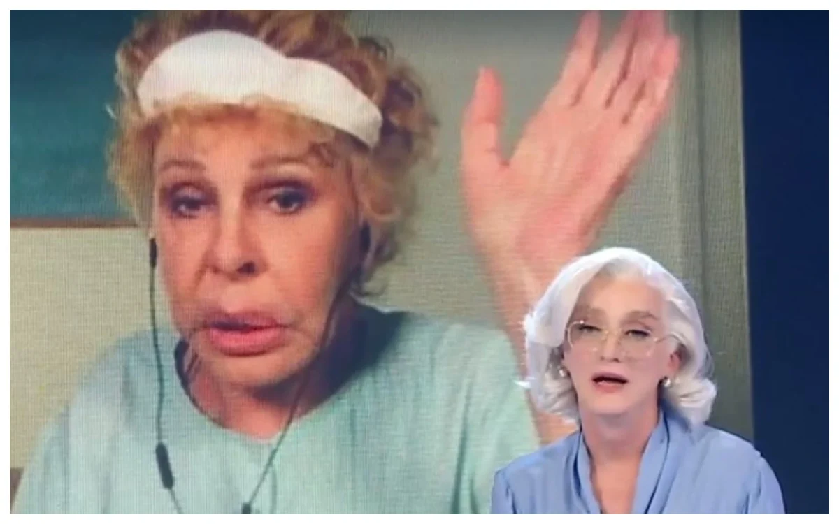 hai la bocca sporca di Ornella Vanoni e Drusilla Foer Foto da video