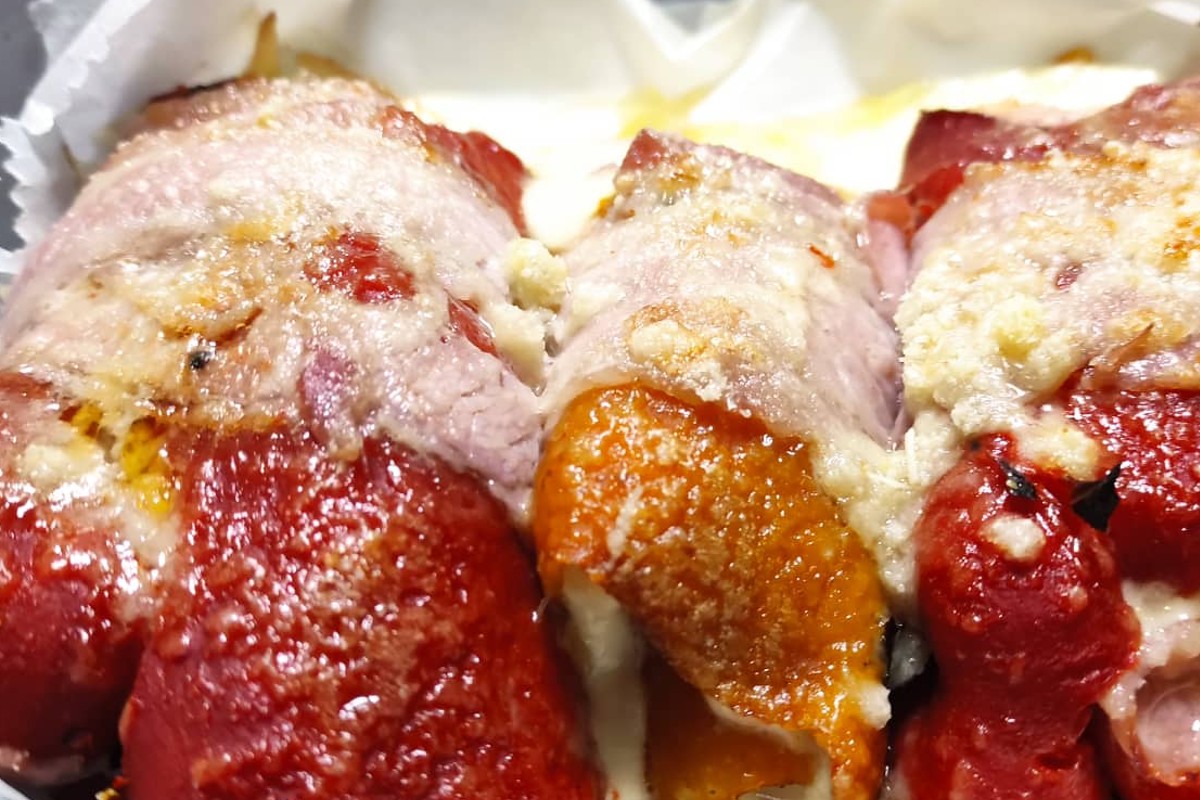 involtini di peperoni pancetta e involtini di peperoni