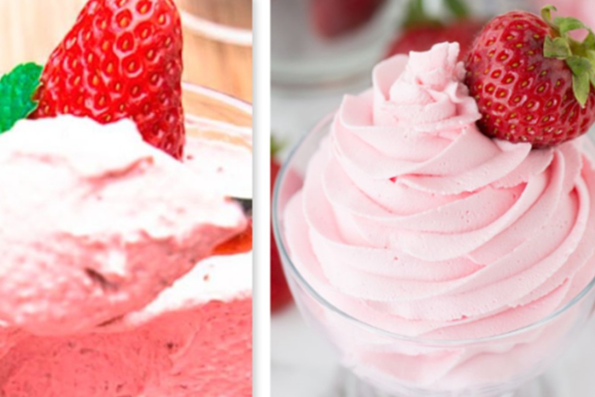 la mousse di fragole senza mousse fragole