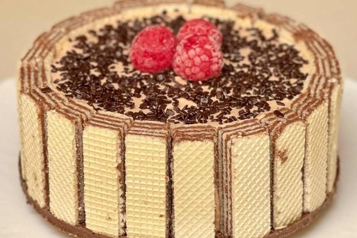 torta gelato wafer cremosa e torta gelato wafer