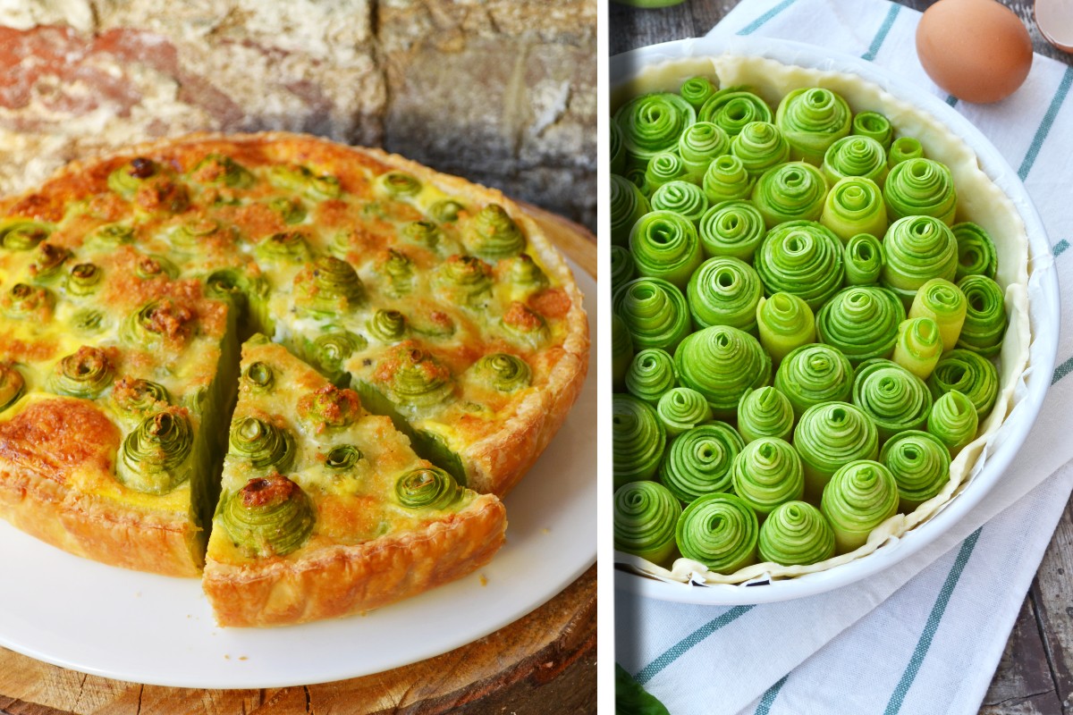 torta salata con rose di torta salata con rose di zucchine 1