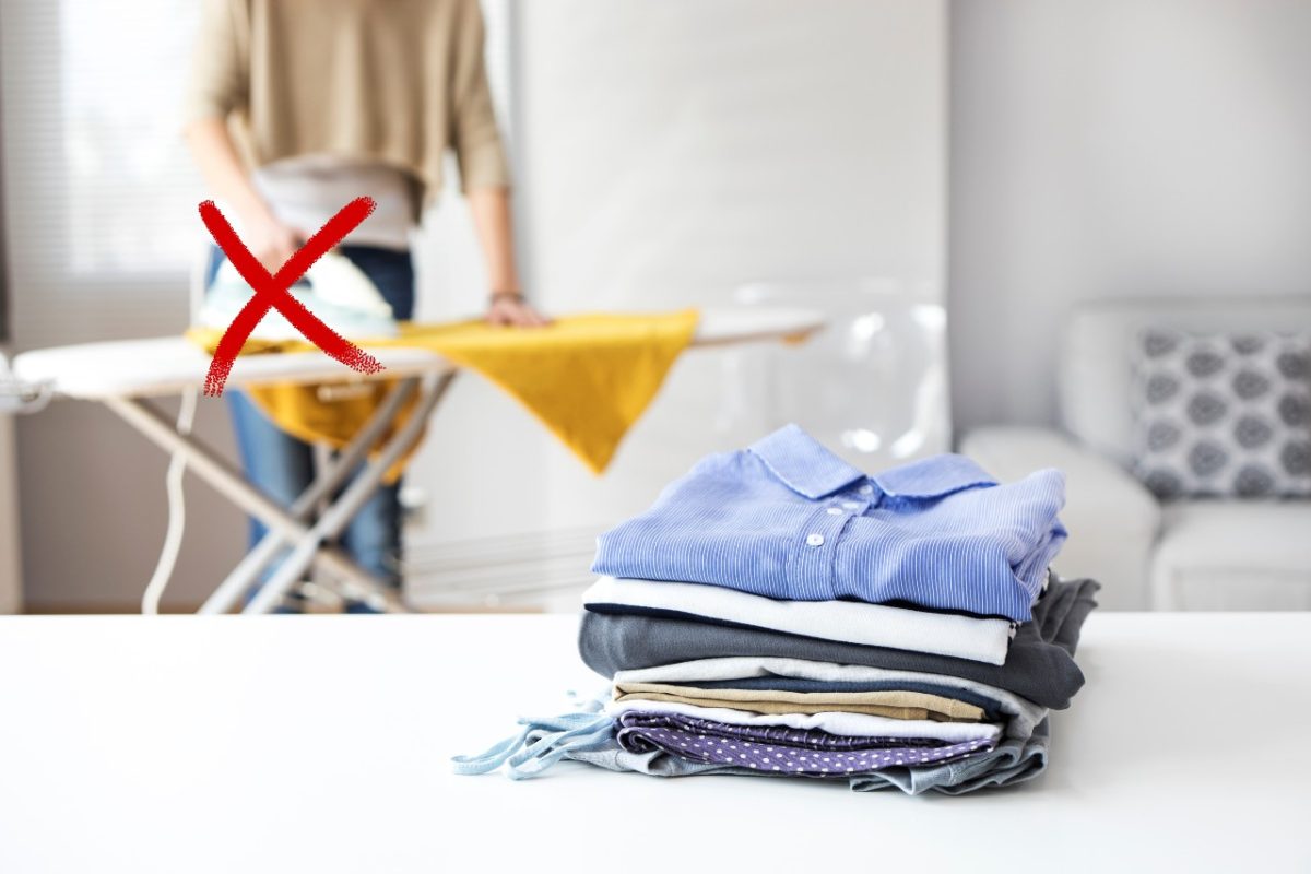 addio al ferro da stiro stirare no