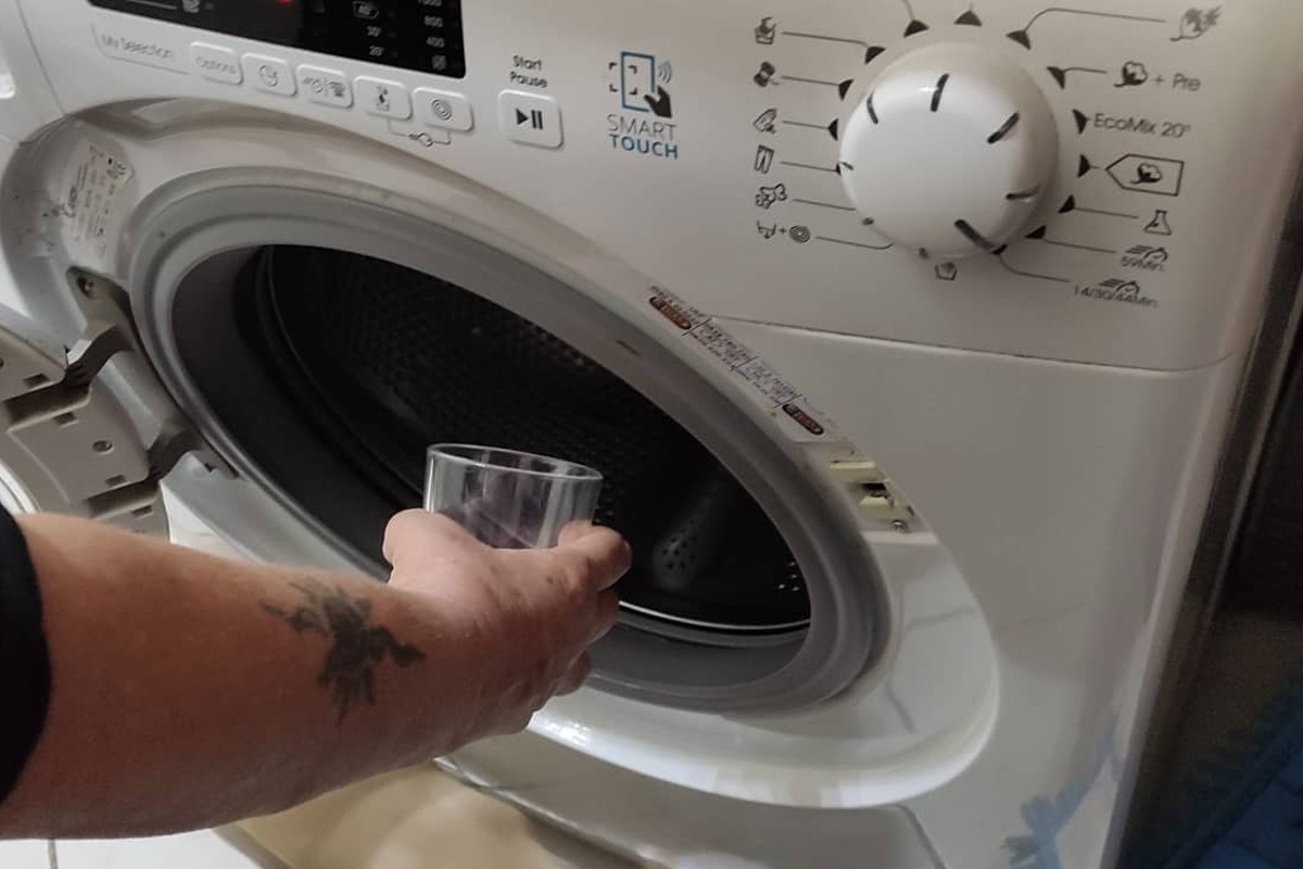 come avere la lavatrice sempre lavatrice bicchiere