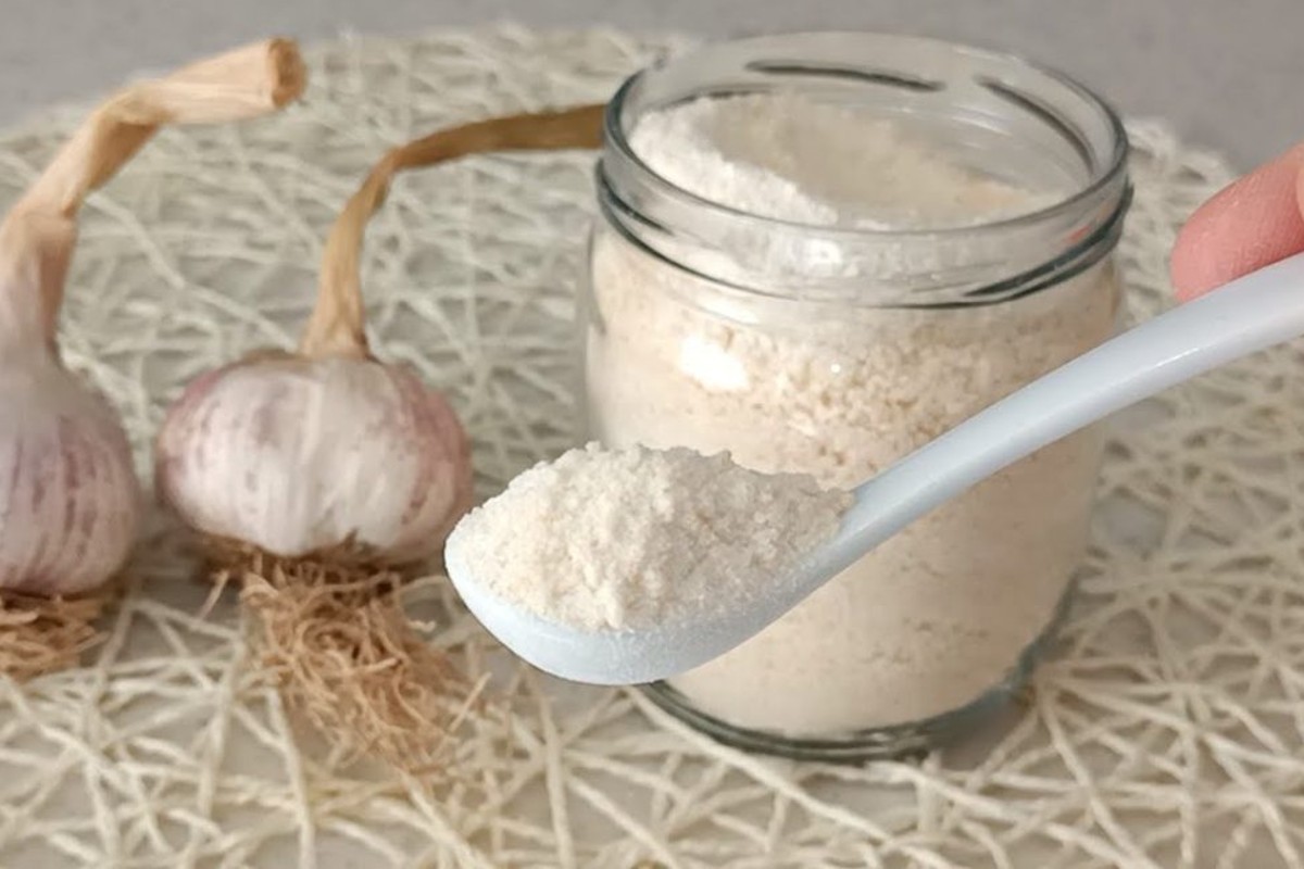 mantieni laglio intatto per anni aglio in polvere fai da te