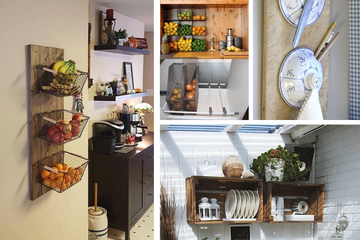 organizzare casa con riciclo creativo organizzatori fai da te