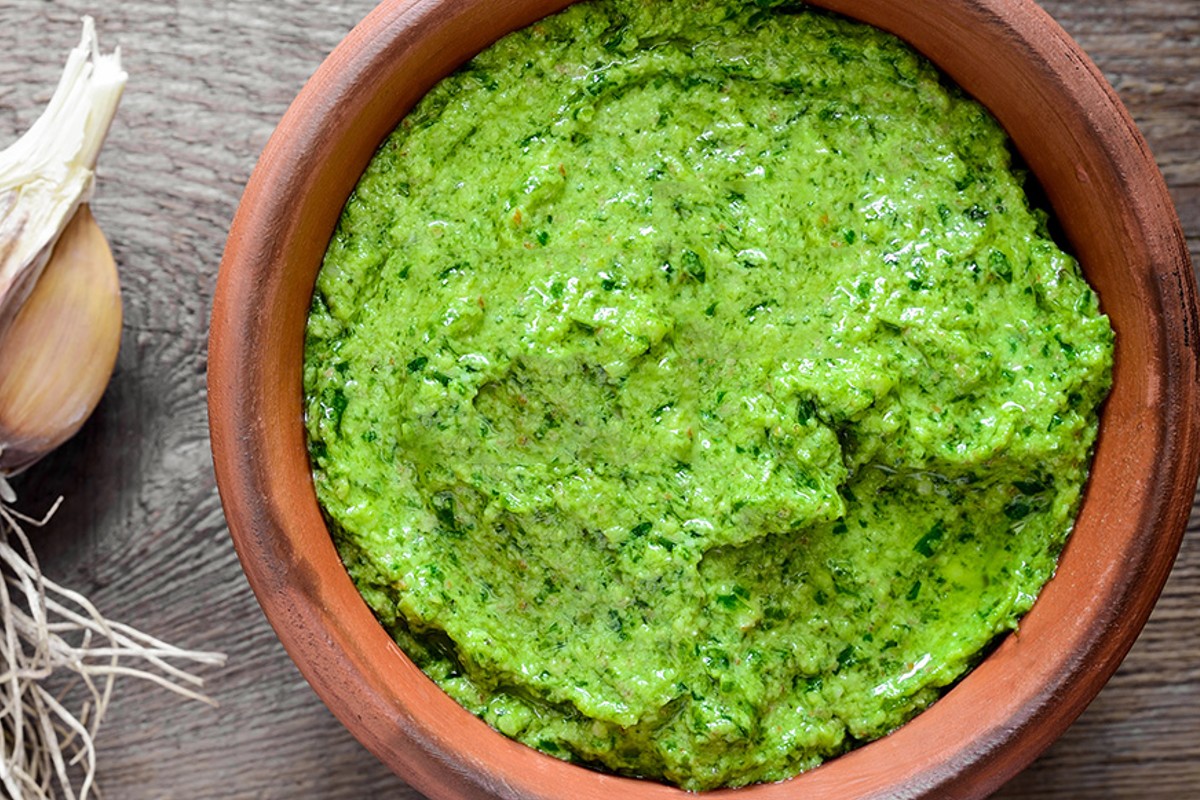 pesto di fagiolini con pochissimi pesto ai fagiolini
