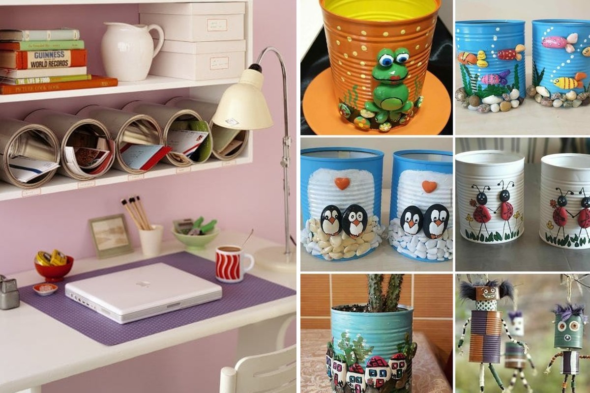 riciclo creativo barattoli di latta riciclo barattoli di latta 2