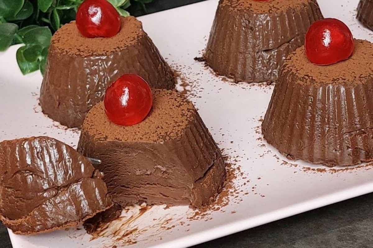 senza forno senza farina il budino al cioccolato senza farina