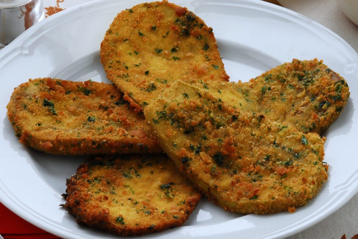 le melanzane impanate e al 000