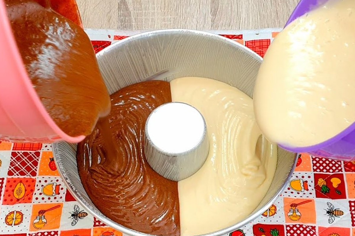 prova questo impasto sono ciambellone bicolore