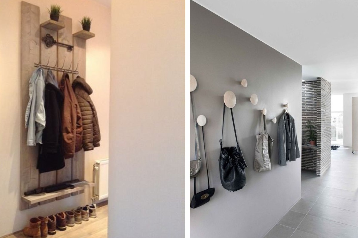 appendiabiti fai da te con appendi abiti riciclo creativo