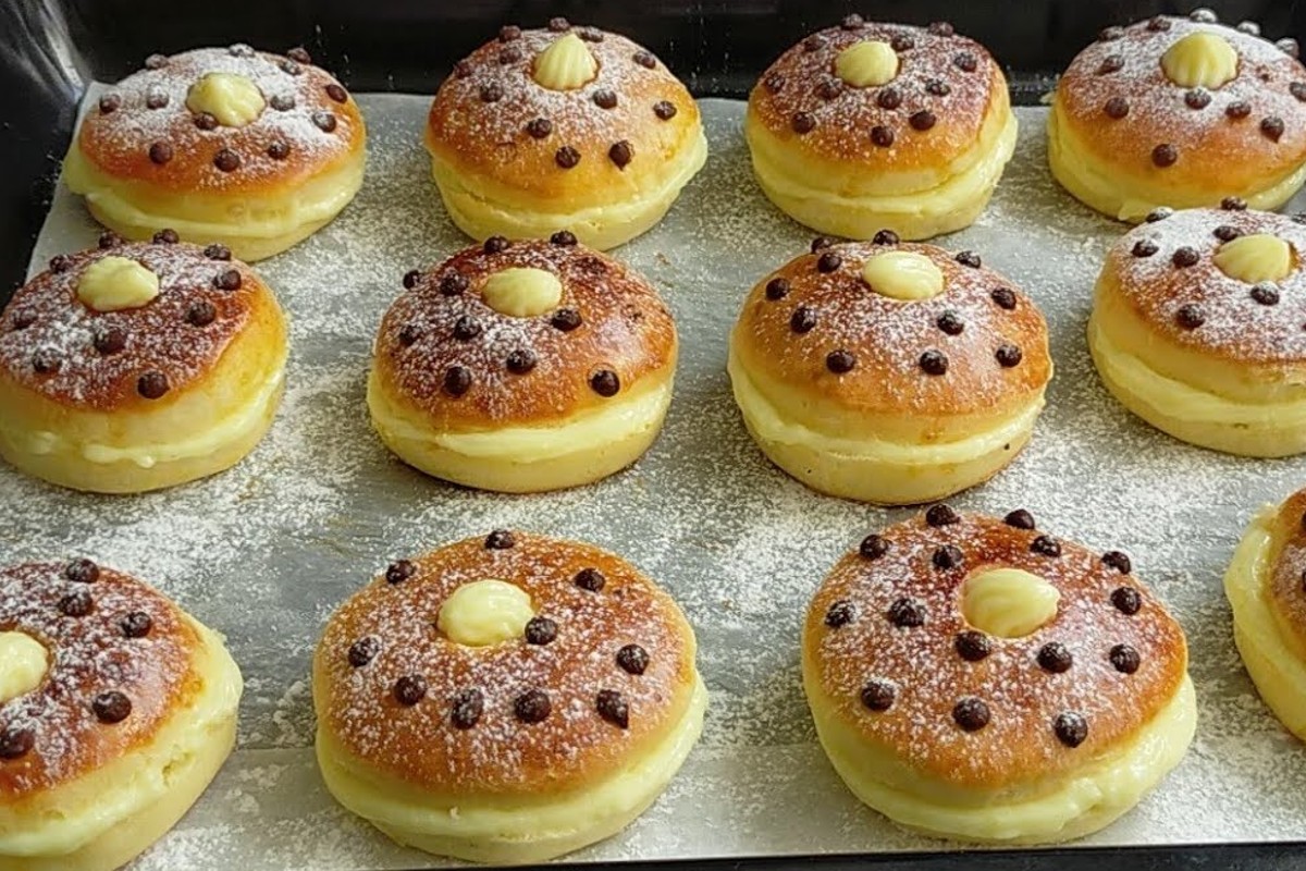 ciambelle alla crema come le bomboloni crema
