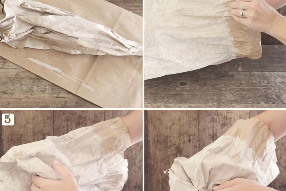 come realizzare una bellissima lanterna riciclo sacchetti per il pane 2