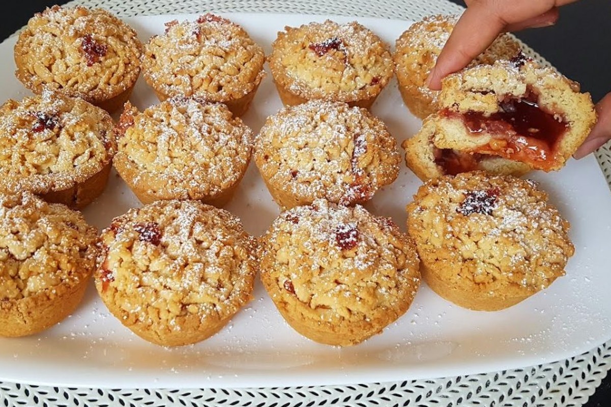 crostatine sbriciolate dal ripieno crostatine sbriciolata