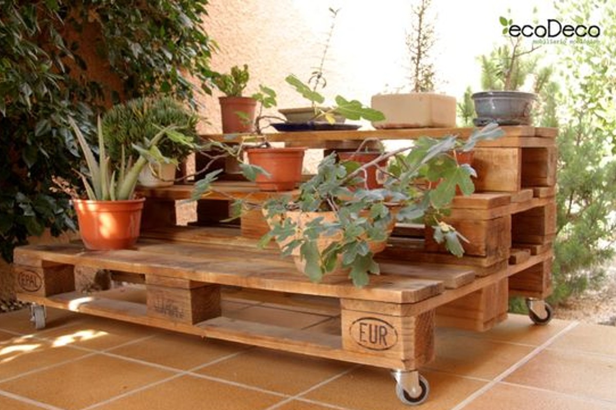 fioriere con i pallet ecco fioriere con i pallet 1