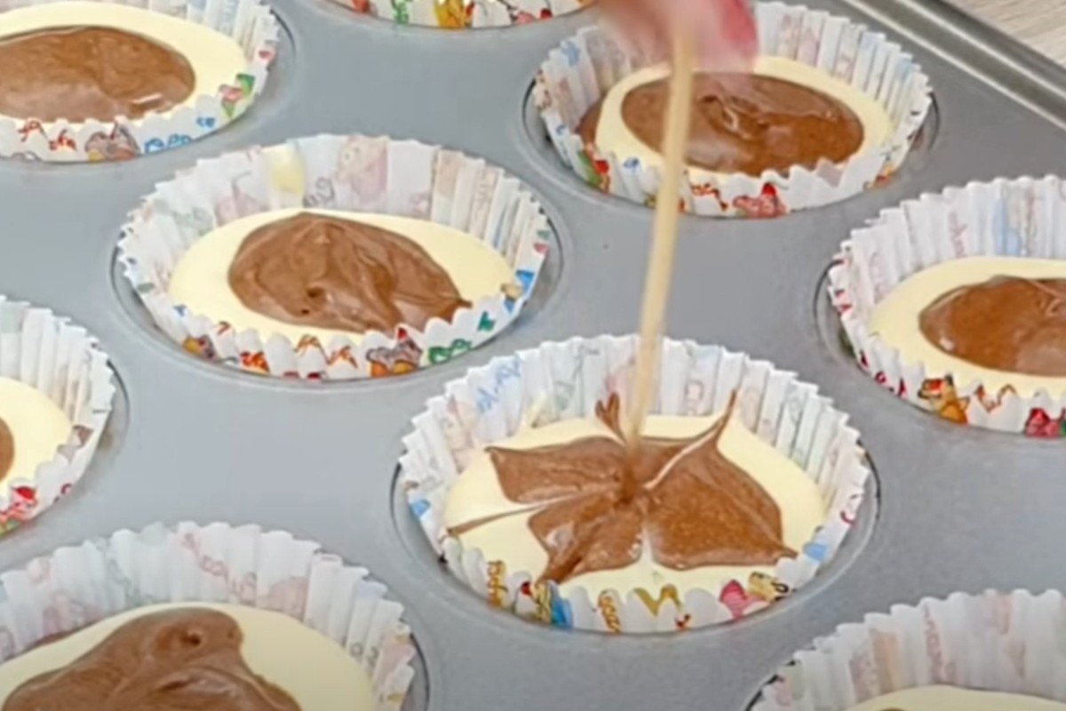 molto carino e delizioso prendi muffin bicolor