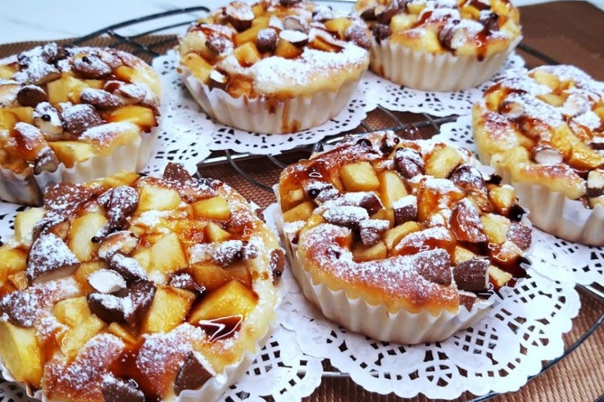 se hai 1 uovo e tortine di mela 2