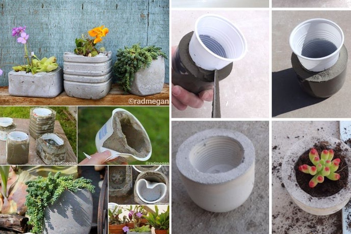 vasi fai da te vasi cemento