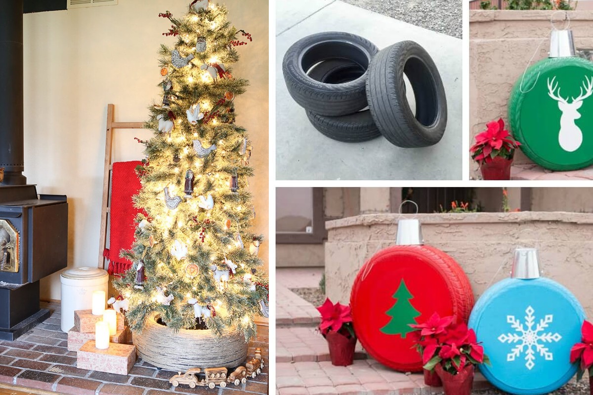 13 migliori idee per la riciclo pneumatici a natale