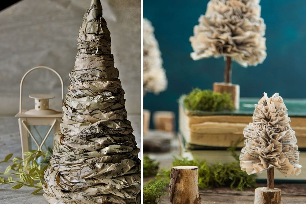 albero di natale fai da albero di natale alternativo 3