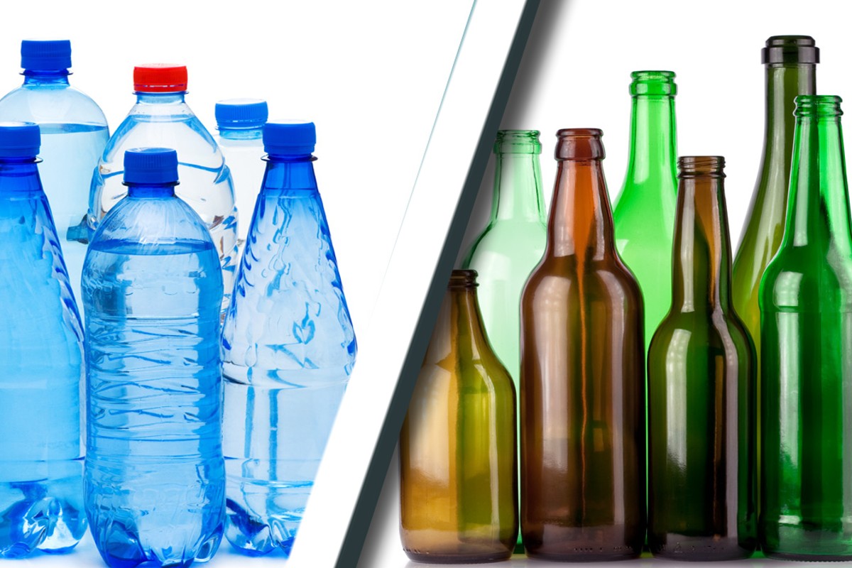 bottiglie in vetro perche sono riciclo bottiglie vetro plastica
