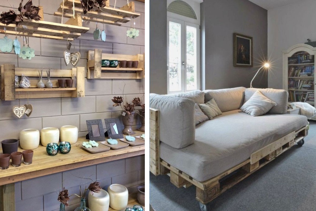 come arredare una casa in arredamento riciclo pallet