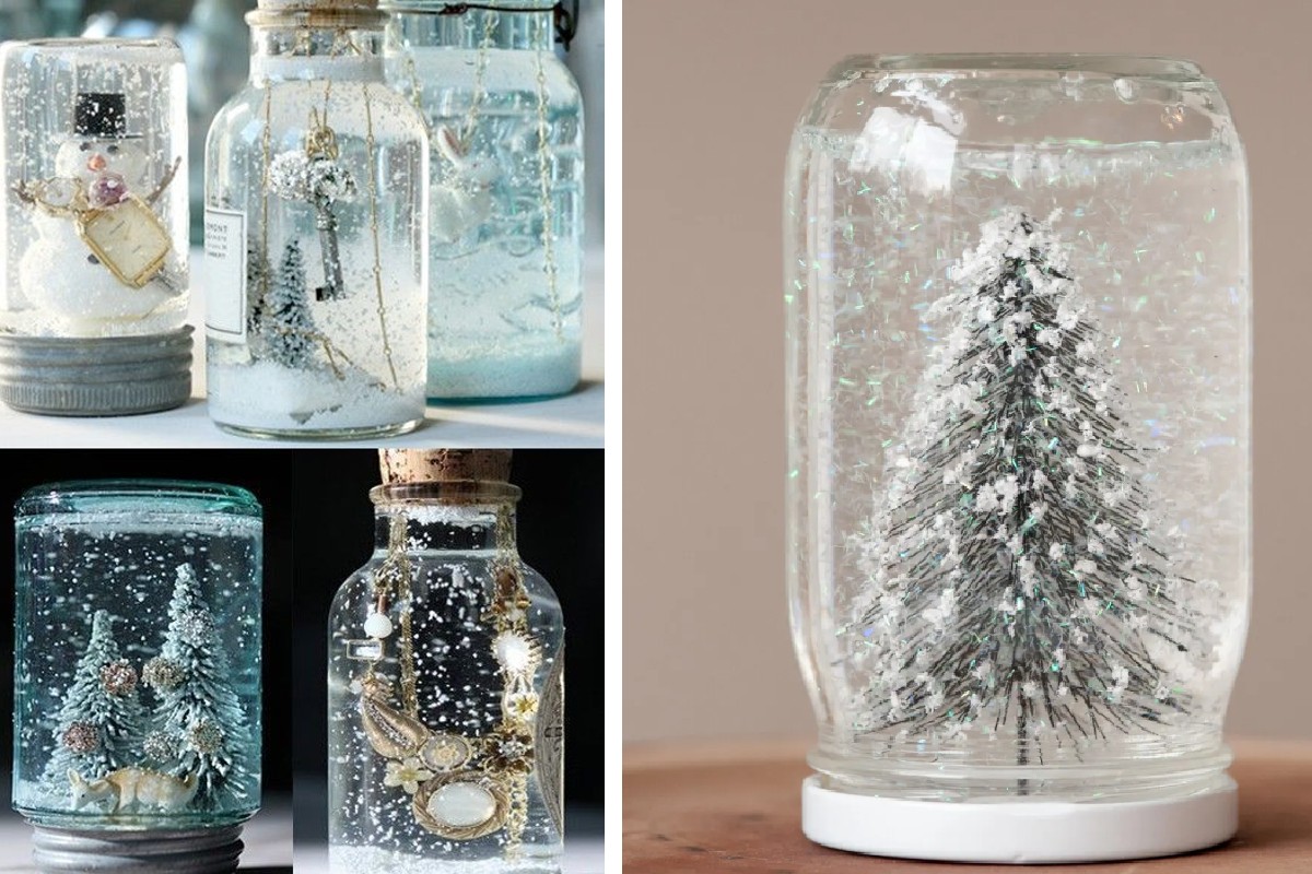 palla innevata fai da te globo fai da te