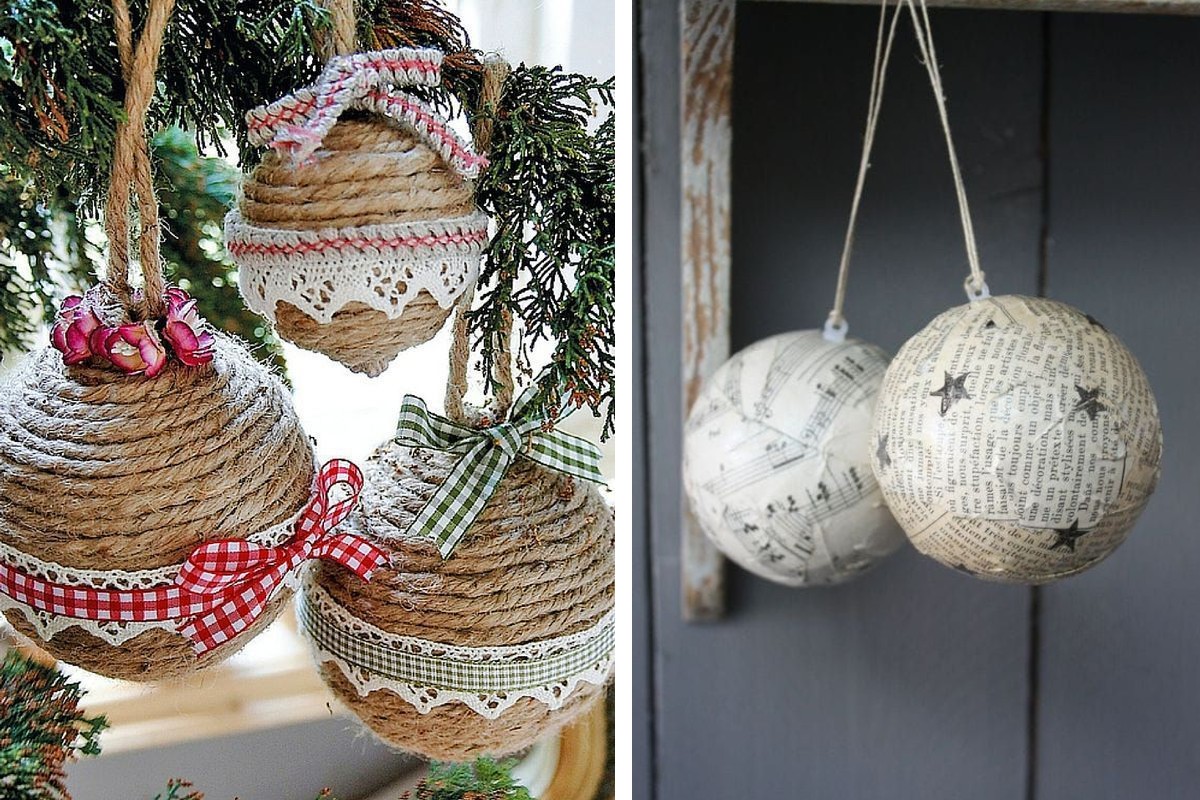 palline di natale fai da palline fai da te 2