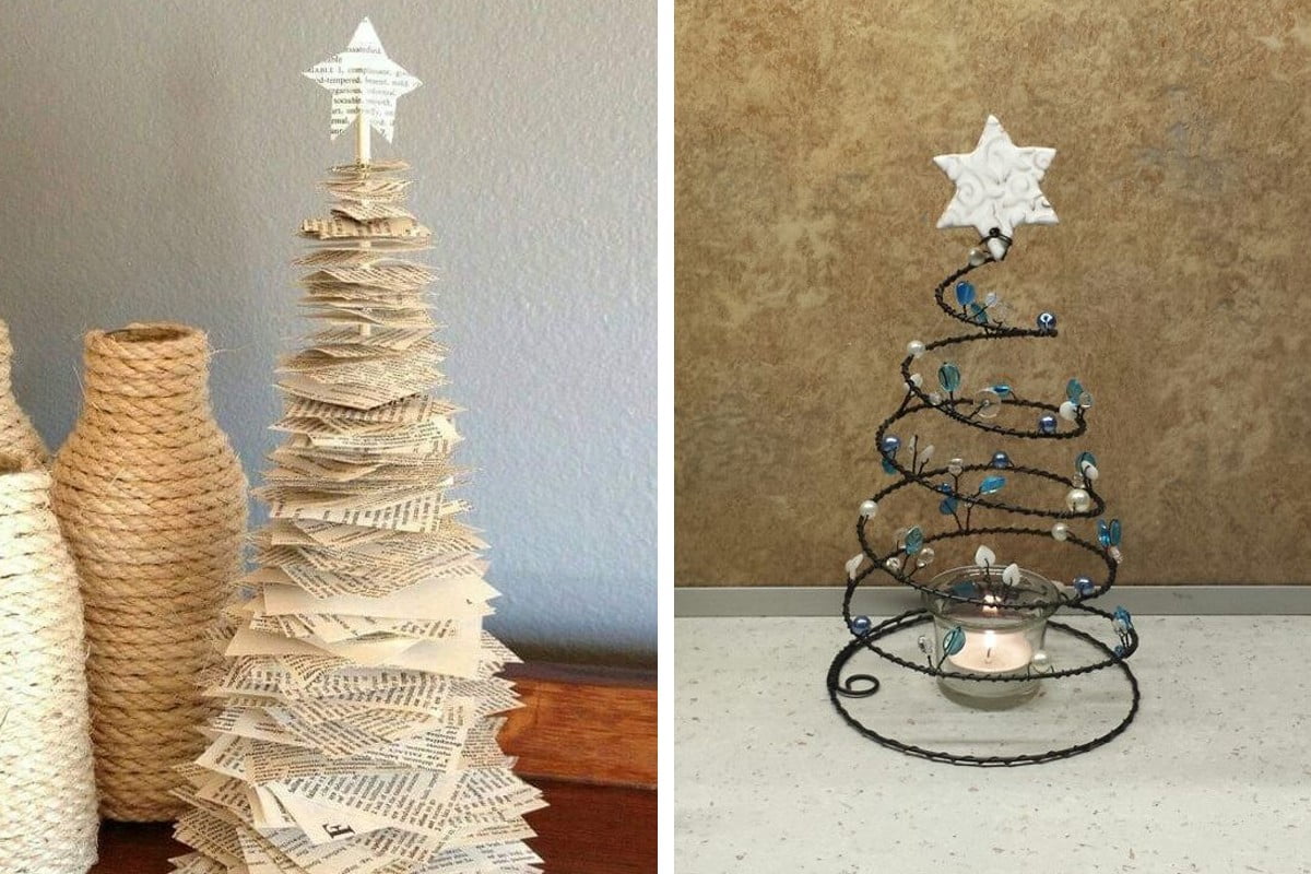 10 idee originali per un alberi di natale fai da te 3