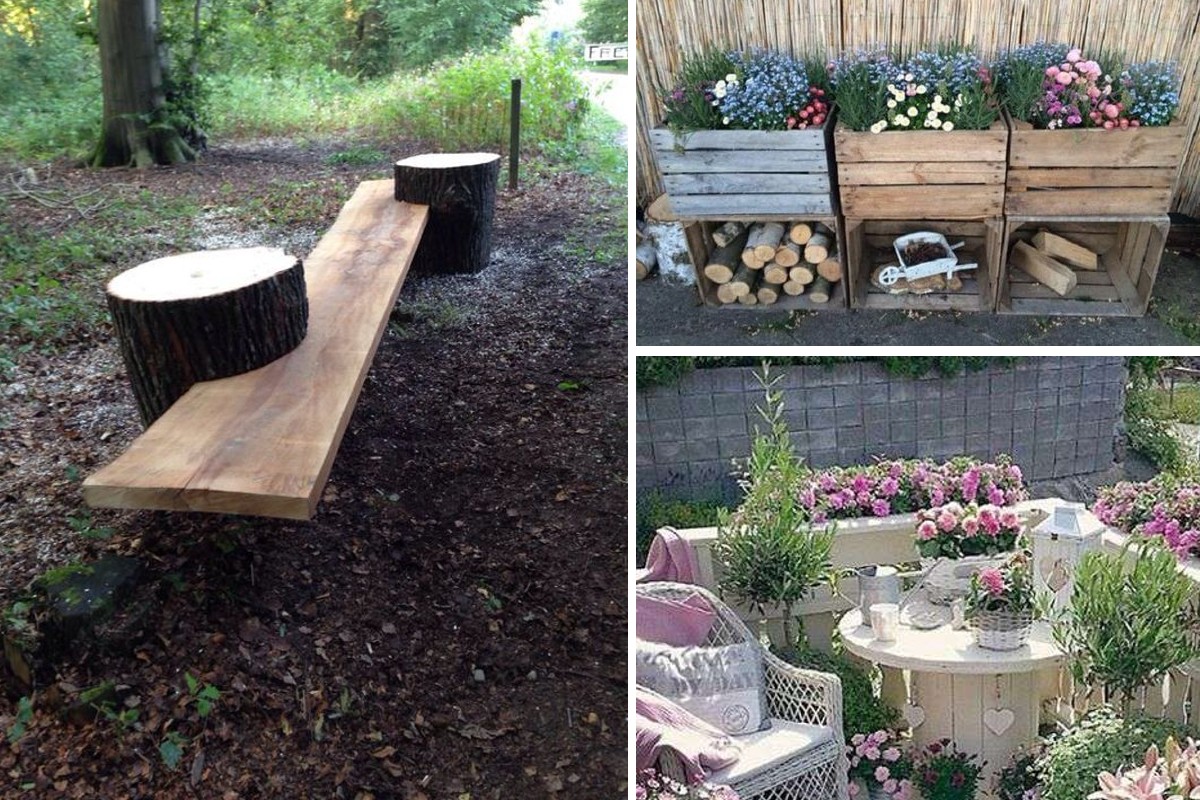 15 fantastici progetti di cortile arredo giardino di riciclo